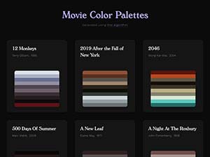 movie color palettes