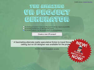 the amazing VR project generator